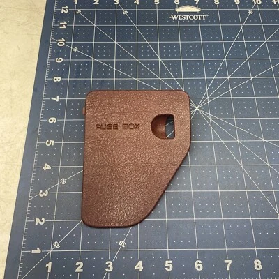 Dodge Ram 1500 2500 3500 1994-1997 tablero caja de fusibles cubierta rara roja 95 96 fabricante original bonita Foto 1 de 4