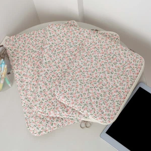 11 Inch Laptop Sleeve Quilted Laptop Bag Floral Laptop Carrying Case (pink S) UK - Afbeelding 1 van 8