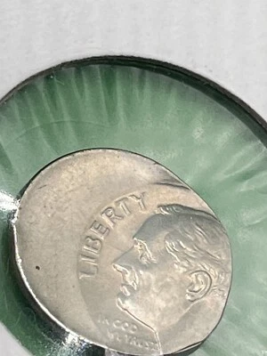 Off-Center Mint Error Dime RARE  - Image 1 of 4