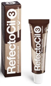RefectoCil Henna For Eyebrows and Eyelashes Color 3 Natural Brown 15 ml - Picture 1 of 1