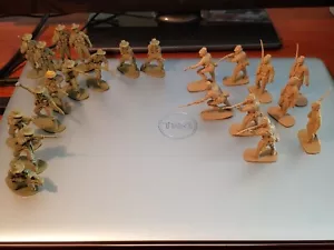 Airfix 1/32 2. Weltkrieg australische & japanische Infanterie Kunststoffspielzeug Soldaten 22 Stück - Bild 1 von 7