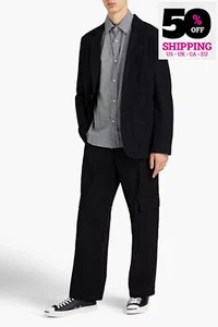 RRP€680 KENZO Gabardine Blazer Jacket IT54 US44 XXL Embroidered Logo Pockets - Foto 1 di 6