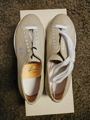 Tênis de boliche feminino Linds clássico osso destro tamanho 4B vintage - Imagem 1 de 4