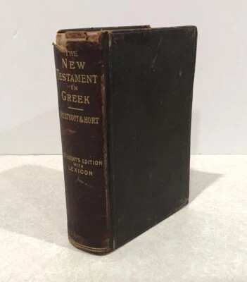 1904 New Testament in Greek. Westcott, Foss & Hort. Students Edition w/ Lexicon - Image 1 of 4