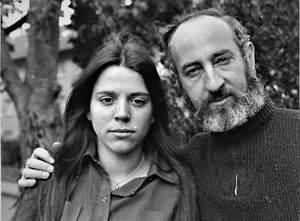 ANCIENNE GRANDE PHOTO D'ART 60's . COUPLE HOMME FEMME 18X24cm SNAPSHOT n°31 - Imagen 1 de 1