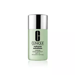 NUEVO EN CAJA CLINIQUE REDNESS SOLUTIONS MAQUILLAJE SPF 15 1.0 OZ - SELECCIONAR COLOR - Imagen 1 de 2