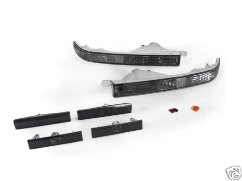 Smoke Bumper Signal Light & Front+Rear Side Marker For 87-88 Toyota Supra MK.III Foto 1 de 1