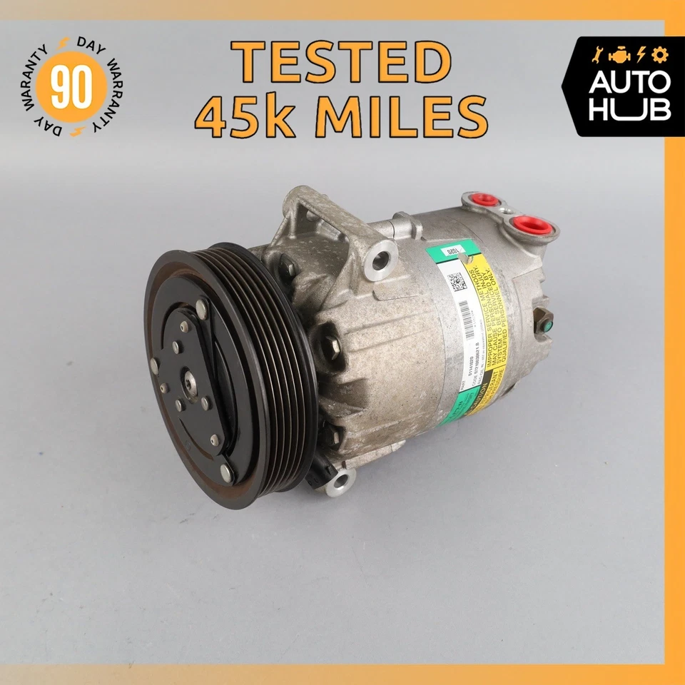 04-19 Compresor de aire acondicionado Maserati GranTurismo M145 01140703 OEM 45k Foto 1 de 4