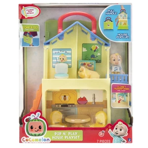 2er Pack CoComelon's Pop N' Play House Transforming Spielset | 7 Teile Spielzeug - Bild 1 von 4