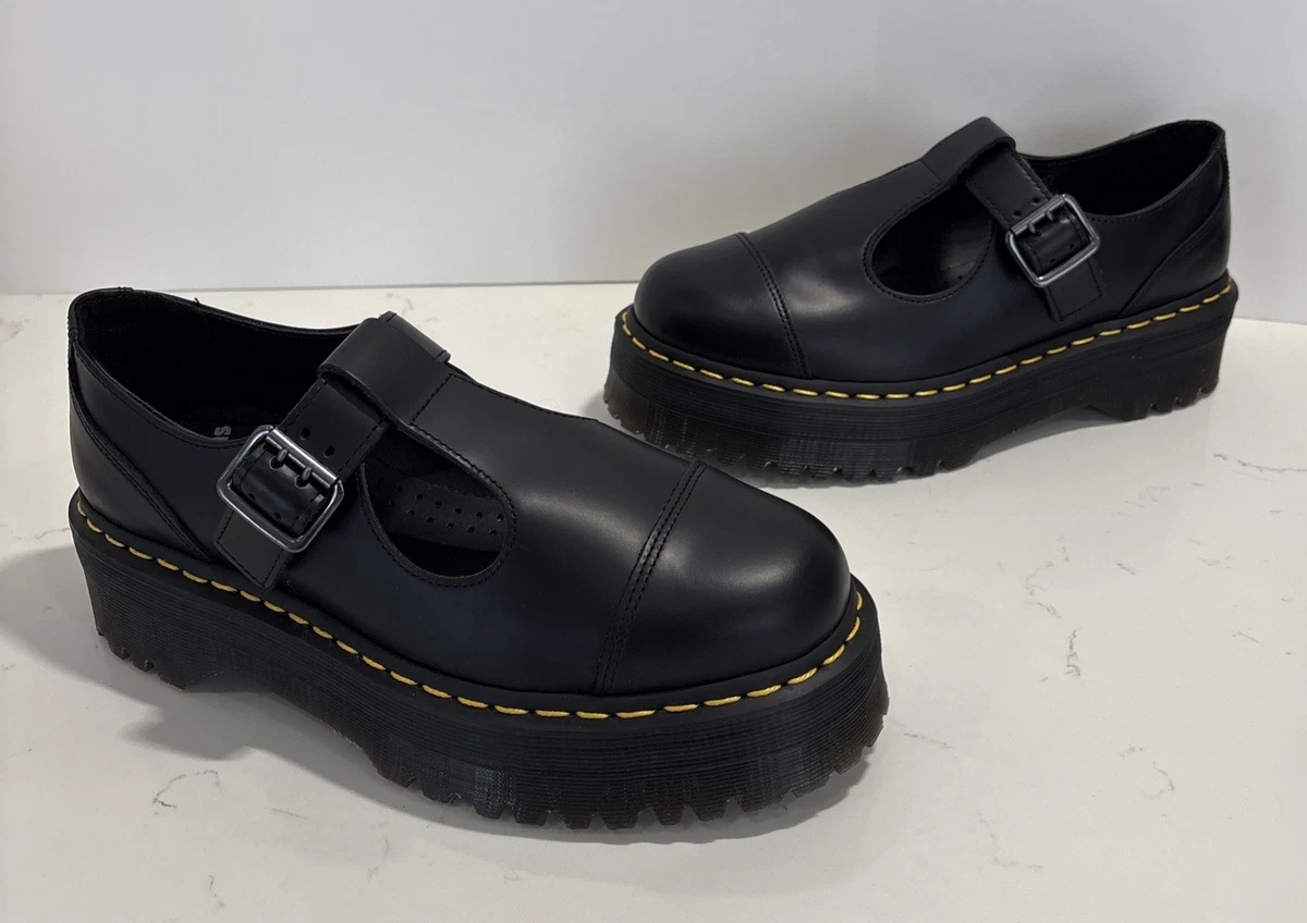 靴 Dr. Martens Black Mary Jane Platforms Dr. Martens Mary Jane Black Comfort Shoes for Women for sale | eBay