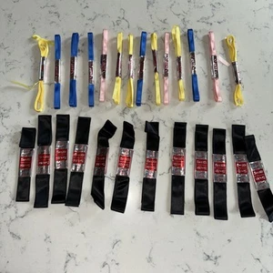 Lot 30 Vintage New Wrights Ribbon Rayon - Picture 1 of 8