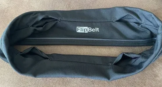 Cinturón Abatible Cinturón para Correr Negro Gris Sin Cremallera, Talla L Grande  Foto 1 de 1