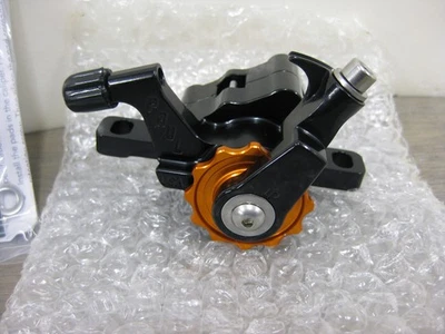 Pinza de disco Paul Component Klamper, tracción larga, negra con naranja - NUEVA Foto 1 de 4