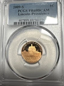2009-S Lincoln Cent PCGS PR69DCAM Bicentennial Proof genaue abgebildete Münze 614 - Bild 1 von 7