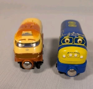 Wooden Railway Trains Chuggington Action Chugger and Brewster 2010 - Picture 1 of 5