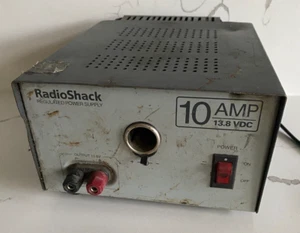 RADIO SHACK 22-506 10AMP 13.8 VDC Regulated Power Supply - For Parts Untested - Zdjęcie 1 z 8