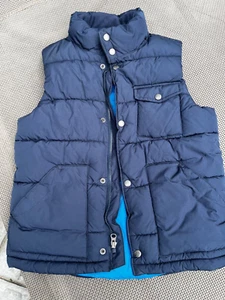 NWOT Gap kids NAVY dark blue puffer vest size 8 - Picture 1 of 8