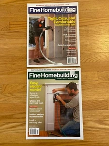 Lot of 2 Fine Homebuilding Magazine Jan March 2018 Modern House Dwell DIY Vtg - Picture 1 of 15