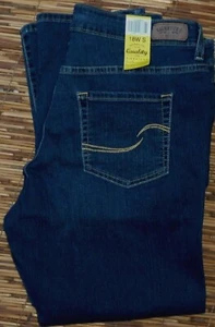 LEVI STRAUSS "SIGNATURE" PLUS JEANS DONNA DENIM ELASTICIZZATO DRITTO MODERNO NUOVO - Foto 1 di 6