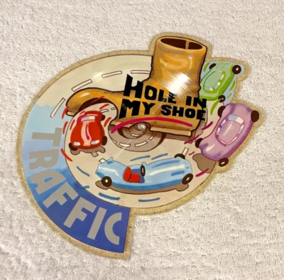 TRAFFIC: "Hole In My Shoe / Paper Sun": 1988 SHAPED PICTURE DISC SINGLE  'LIVE' - Image 1 of 4