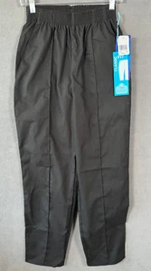 Landau Womens Scrub Pants Small Black Classic Fit Essentials - Picture 1 of 10