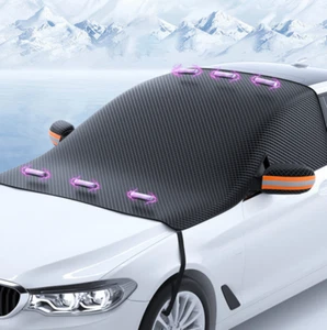 Windsheld Snow Cover Snow Ice Shield Sun Protection For Car Windscreen Windows - Picture 1 of 16