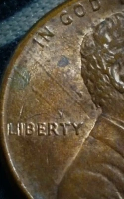 1990-P Lincoln Cent Die Clash  Error Cent "Sun Ray's" - Image 1 of 4