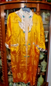 Kimono Seide Brautjungfer koreanisch gelb gefüttert einmal getragen - Bild 1 von 7