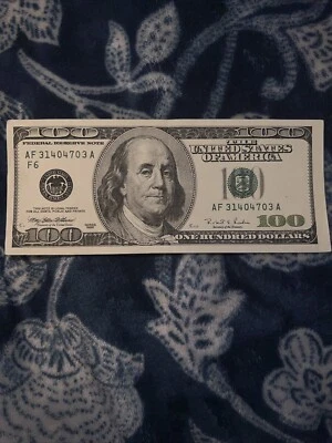 1996 One Hundred Federal Reserve Note - Atlanta Georgia - Image 1 of 4