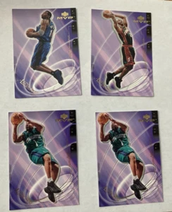 2001-02 Upper Deck MVP Airborne Insert Lotto (4 carte) BV $6,75 - Foto 1 di 1