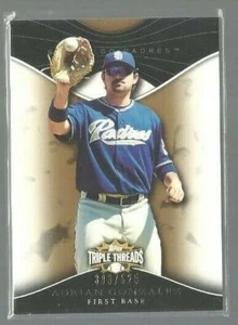 2009 Topps Triple Threads Sepia #64 Adrian Gonzalez 393/525 (ref 95121) - Picture 1 of 1