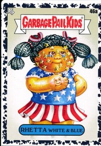 46A RHETTA WHITE & BLUE 2020 GPK Late to School BLACK