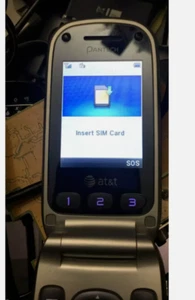 Pantech P2030 Breeze III 3 telefono cellulare flip (AT&T) - grigio - ASIS #1187 - Foto 1 di 2