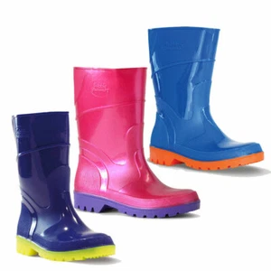Childrens Gumboots Bata Bubblegummers Toddler/Junior Gumboot Hi-cut Size 4-2 - Picture 1 of 53