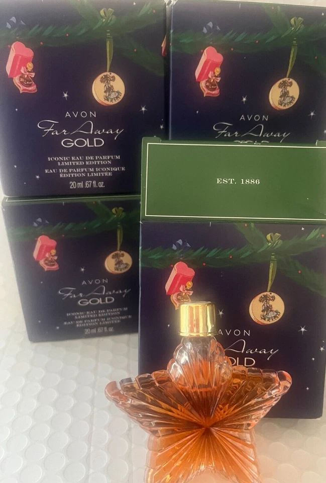 Avon Far Away Iconic Eau De Parfum .67 FL Oz Limited Ed Star Decanter