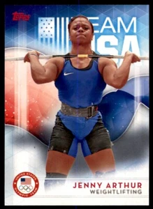 Equipo Olímpico de Estados Unidos Topps 2016 Jenny Arthur levantamiento de pesas #48 - Imagen 1 de 2