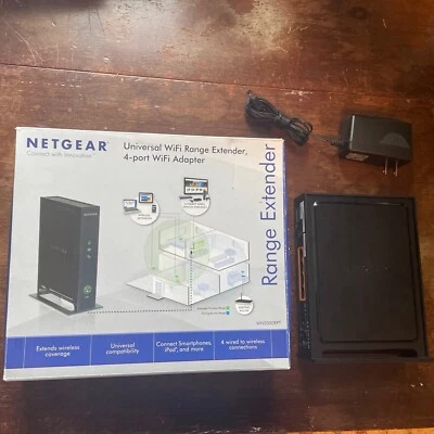 NetGear WN2000RPT (WN2000RPT100NAS)  Repeater - Image 1 of 4