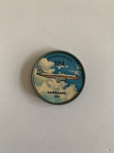 1962 Jell-O History of Aviation Coins #124 Vanguard 1959 RARE & VINTAGE! inv1