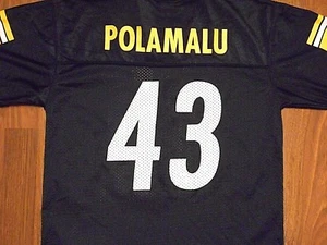 Troy Polamalu #43 Pittsburgh Steelers by NFL Team Apparel, Youth L, NICE!!! - Picture 1 of 4