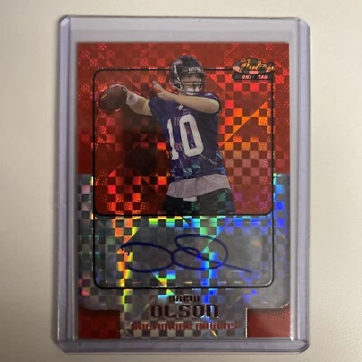 2006 Topps Finest X-Fractor 190/250 Drew Olson #181 Rookie Auto RC - Image 1 of 2