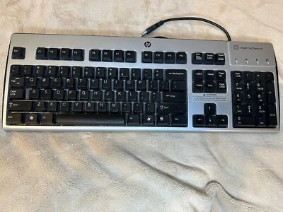 HP KUS0133 US SmartCard USB Keyboard 631411-004 English Keyboard - Image 1 of 3