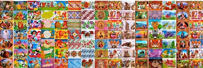 Set of 15 Heat Shrink Wrap Sleeve Decoration Easter For 105 Egg super mixed kit  - Image 1 of 3