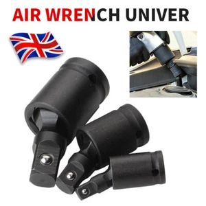 1/4 3/8 1/2 Inch Socket Extension Set Flexible Impact Swivel Socket Repair Tool - Picture 1 of 11