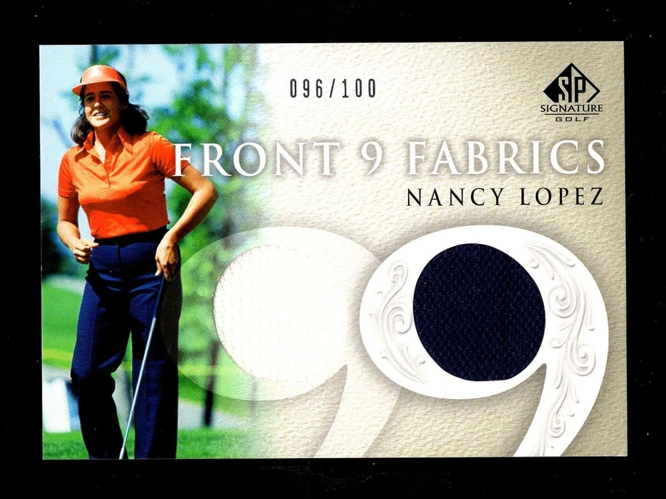 2004 SP SIGNATURE FRONT 9 FABRICS NANCY LOPEZ 96/100 TOURNAMENT WORN SHIRT - Image 1 of 1