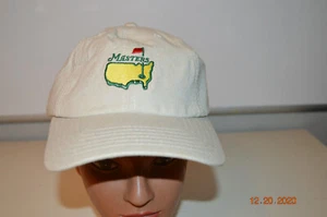 Sombrero Masters Beige Tostado Algodón Para Hombre Nuevo Torneo Nacional de Golf Raro - Imagen 1 de 10