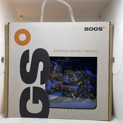 Bogs Outdoor Boots Boys Pet Cool Print Easy On Design 72897I - Image 1 of 4