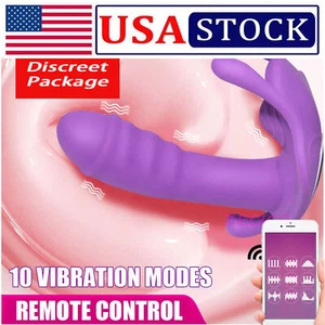 Kabelloses tragbares Massagegerät mit Fernbedienung weiblich 10 Vibrationsmassage für Frauen - Bild 1 von 43
