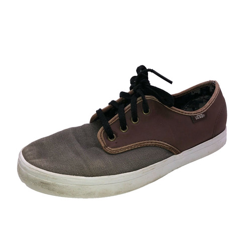 Scarpe sneakers basse da skateboard Vans TB4R da uomo taglia 6 5 grigio marrone stringate