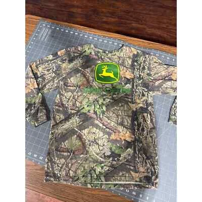 John Deere camouflage long sleeve t shirt size 14/16 - Image 1 of 4