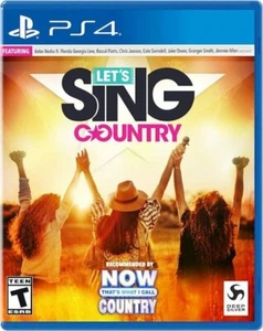 Let's Sing Country Standard Edition - PlayStation 4 PS4 NEW - Picture 1 of 2